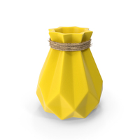 Porcelain Modern Diamond shape Vase PNG & PSD Images