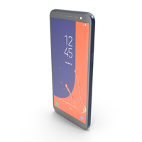 Samsung Galaxy J6 2018 Blue PNG & PSD Images