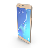Samsung Galaxy J7 2016 Gold PNG & PSD Images