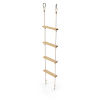 Rope Ladder with Wooden Rungs PNG & PSD Images