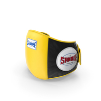 Sandee Velcro Belly Pad Maneken Black Yellow PNG & PSD Images