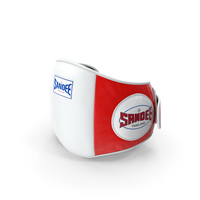 Sandee Velcro Belly Pad Maneken White Red PNG & PSD Images