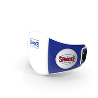 Sandee Velcro Belly Pad White Blue PNG & PSD Images