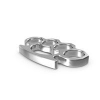 Silver Brass Knuckles PNG & PSD Images