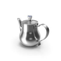 Stainless Steel Teapot PNG & PSD Images