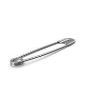 Steel Safety Pin Closed PNG & PSD Images