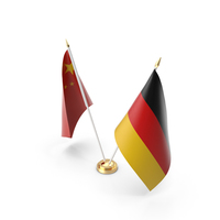 Table Flags Germany and China PNG & PSD Images