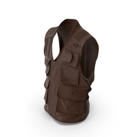Men's Vest Brown PNG & PSD Images