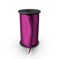 Fuchsia Silk Ribbon Spool PNG & PSD Images