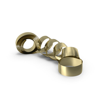 Gold Foil Ribbon PNG & PSD Images