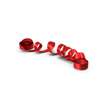Red Foil Ribbon PNG & PSD Images