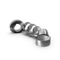 Silver Foil Ribbon PNG & PSD Images