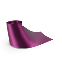 Fuchsia Round Roll Silk Ribbon PNG & PSD Images