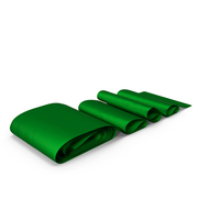 Green Silk Ribbon PNG & PSD Images