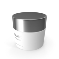 White Cosmetic Cream Jar PNG & PSD Images