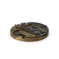 Watch Mechanism Brass PNG & PSD Images