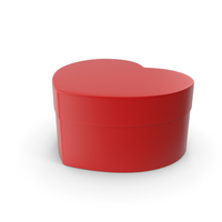 Heart Box Closed Red PNG & PSD Images