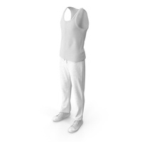 Mens Sport Clothing White PNG & PSD Images