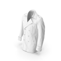 Men's Coat White PNG & PSD Images