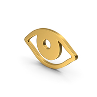 Gold Symbol Eye PNG & PSD Images