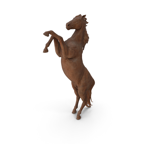 Wooden Statuette Horse PNG & PSD Images