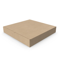 Pizza Box Kraft Paper 10 inch PNG & PSD Images