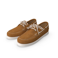 Leather Topsiders PNG & PSD Images