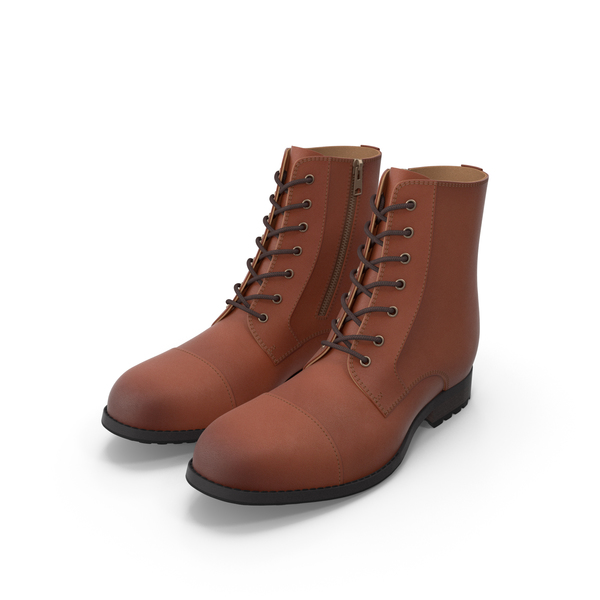 Leather Work Boots Colors PNG & PSD Images
