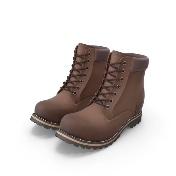 Rugged 6-Inch Boots PNG & PSD Images