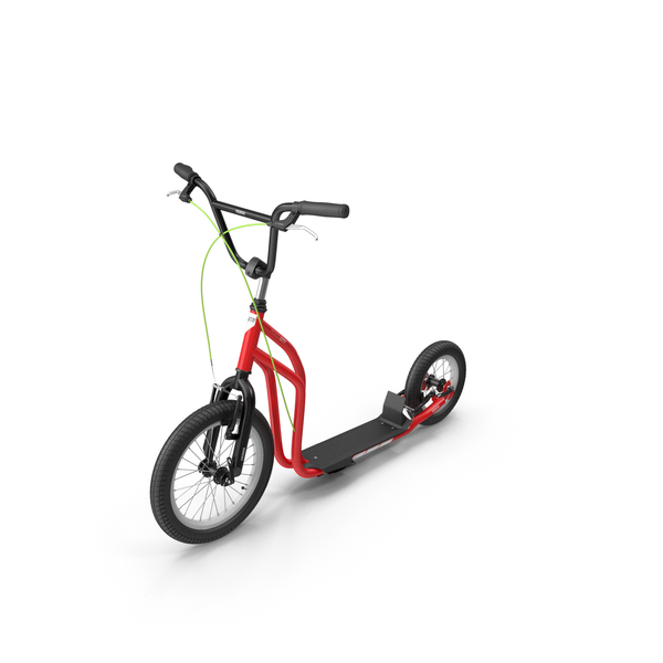 Red Yedoo City Scooter PNG & PSD Images