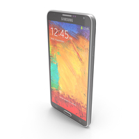Samsung Galaxy Note 3 Black PNG & PSD Images