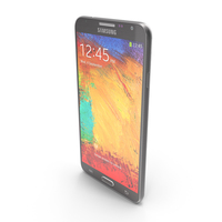 Samsung Galaxy Note 3 Neo & Duos Black PNG & PSD Images