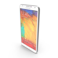 Samsung Galaxy Note 3 White PNG & PSD Images