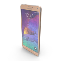 Samsung Galaxy Note 4 Bronze Gold PNG & PSD Images