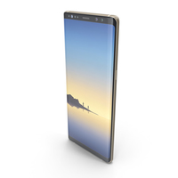 Samsung Galaxy Note 8 Maple Gold PNG & PSD Images