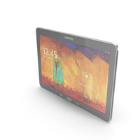 Samsung Galaxy Note 10.1 (2014 Edition) Black PNG & PSD Images