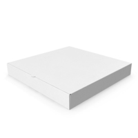 Pizza Box White Paper 12 inch PNG & PSD Images