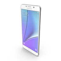 Samsung Galaxy Note5 White Pearl PNG & PSD Images