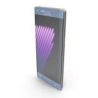 Samsung Galaxy Note7 Blue Coral PNG & PSD Images