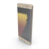 Samsung Galaxy Note7 Gold Platinum PNG & PSD Images