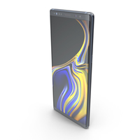 Samsung Galaxy Note9 Coral Blue PNG & PSD Images