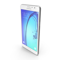 Samsung Galaxy On7 White PNG & PSD Images