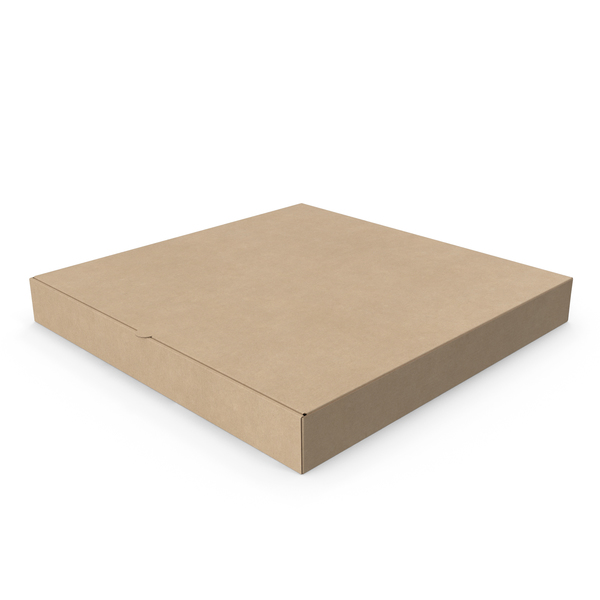 Pizza Box Kraft Paper 14 inch PNG & PSD Images