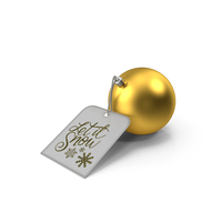 Golden Christmas Bauble PNG & PSD Images