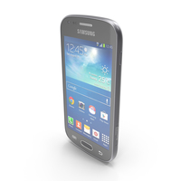 Samsung Galaxy S Duos 2 & Trend Plus Black PNG & PSD Images