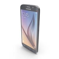 Samsung Galaxy S6 Black Sapphire PNG & PSD Images