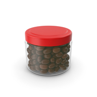 Chocolate Peanuts Jar No Label PNG & PSD Images