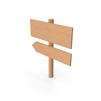 Wooden Sign Post PNG & PSD Images