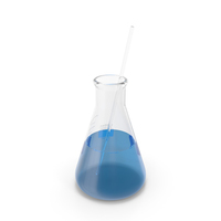 Erlenmeyer Flask with Rod PNG & PSD Images