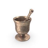 Bronze Mortar and Pestle PNG & PSD Images